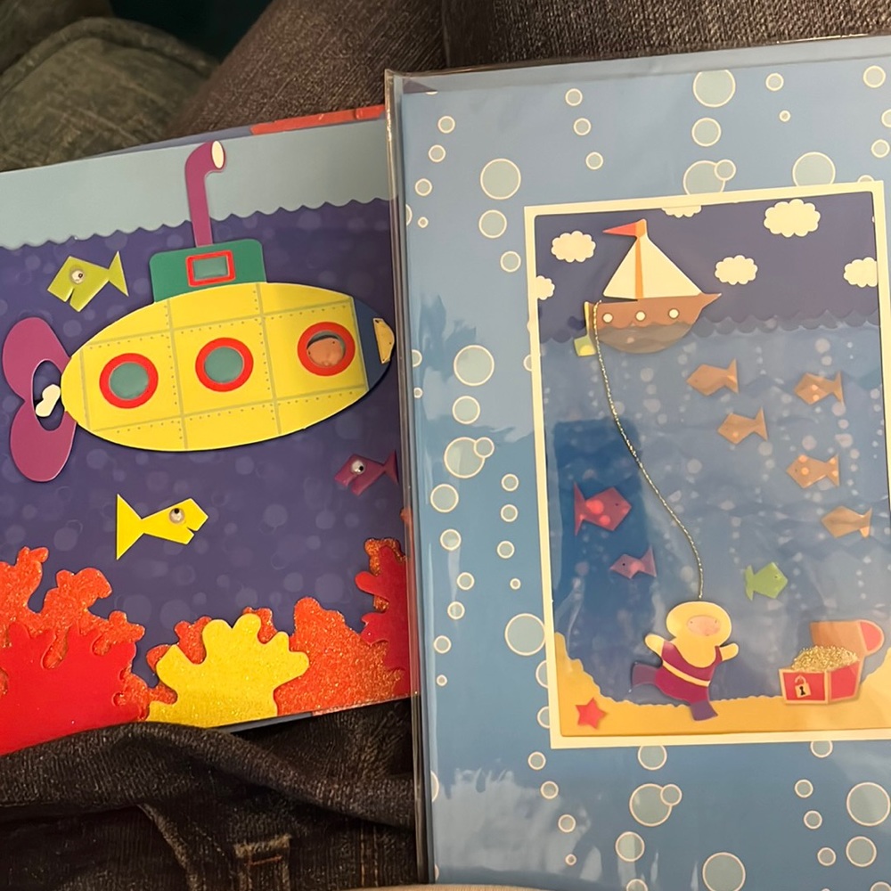 New!  Birthday card - sea themed premium